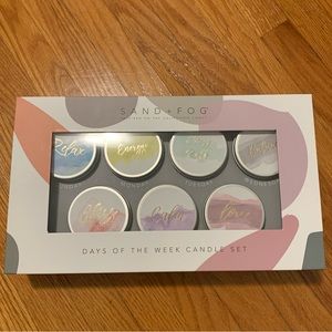 SAND + FOG - Days of the Week Candle Set